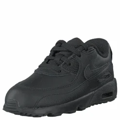 Nike Boys' Air Max 90 Leather TD Kids Black/black Svart Clearance