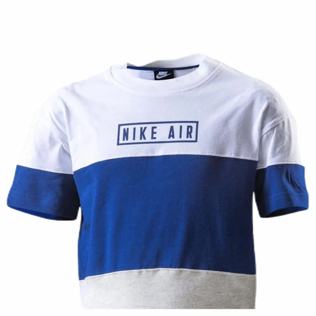 Boys Air Top SS Blue/White*Nike Hot