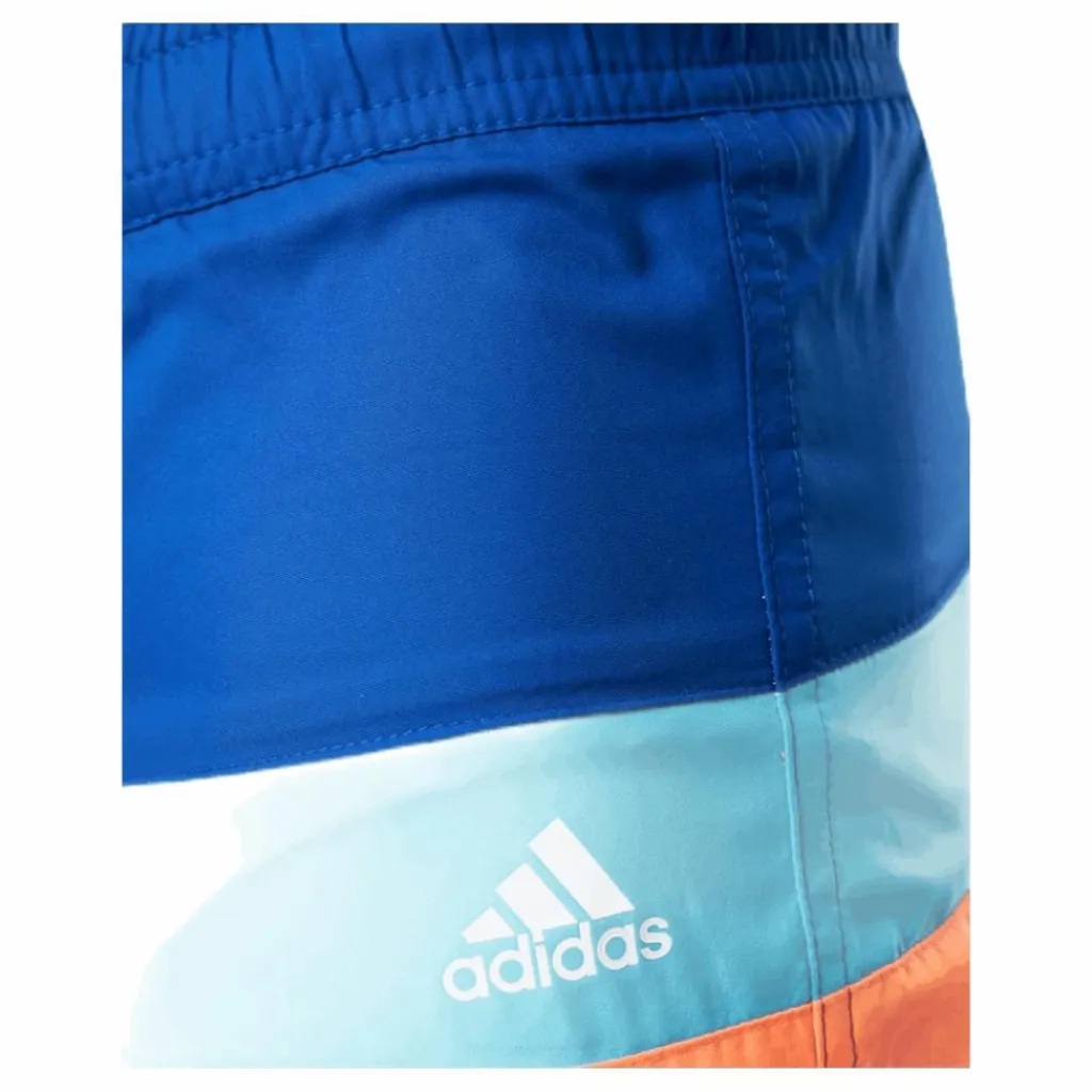 adidas Boys Colorblock Shorts Team Royal Blue / Screaming Orange Blå New