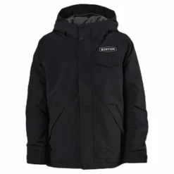 Burton Boys Dugout Jacket Black Svart Sale