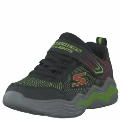 Skechers Boys Erupters Iv Bklm Black Lime Svart Clearance