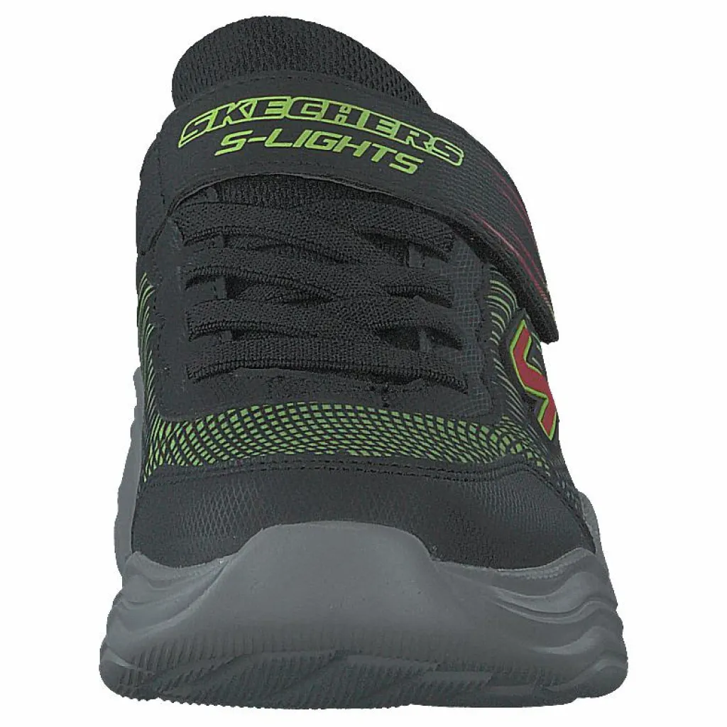 Skechers Boys Erupters Iv Bklm Black Lime Svart Clearance