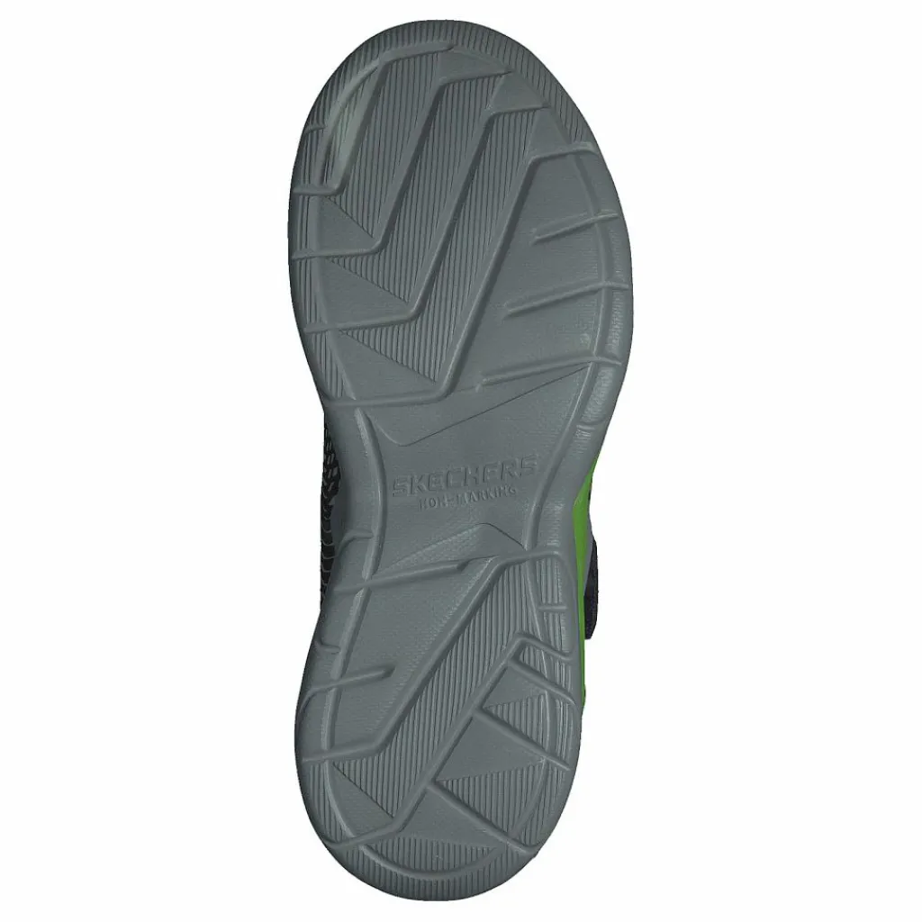 Skechers Boys Erupters Iv Bklm Black Lime Svart Clearance