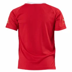 Boys Salah Aeroready Football T-Shirt Vivid Red / Gold Metallic*adidas New