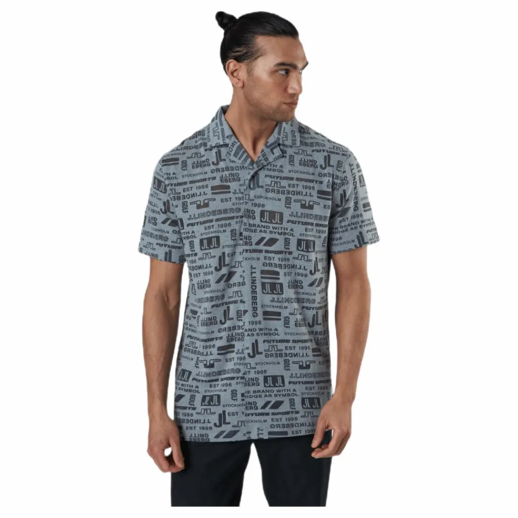 J.Lindeberg Brad Golf Polo Grey Grå Clearance