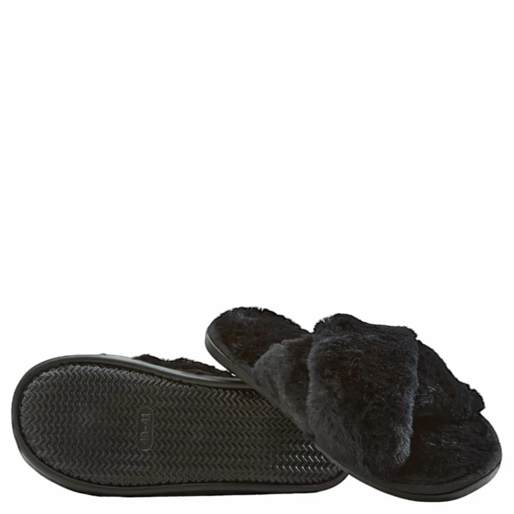 Whistler Brahny W Plush Slipper Black Svart Sale