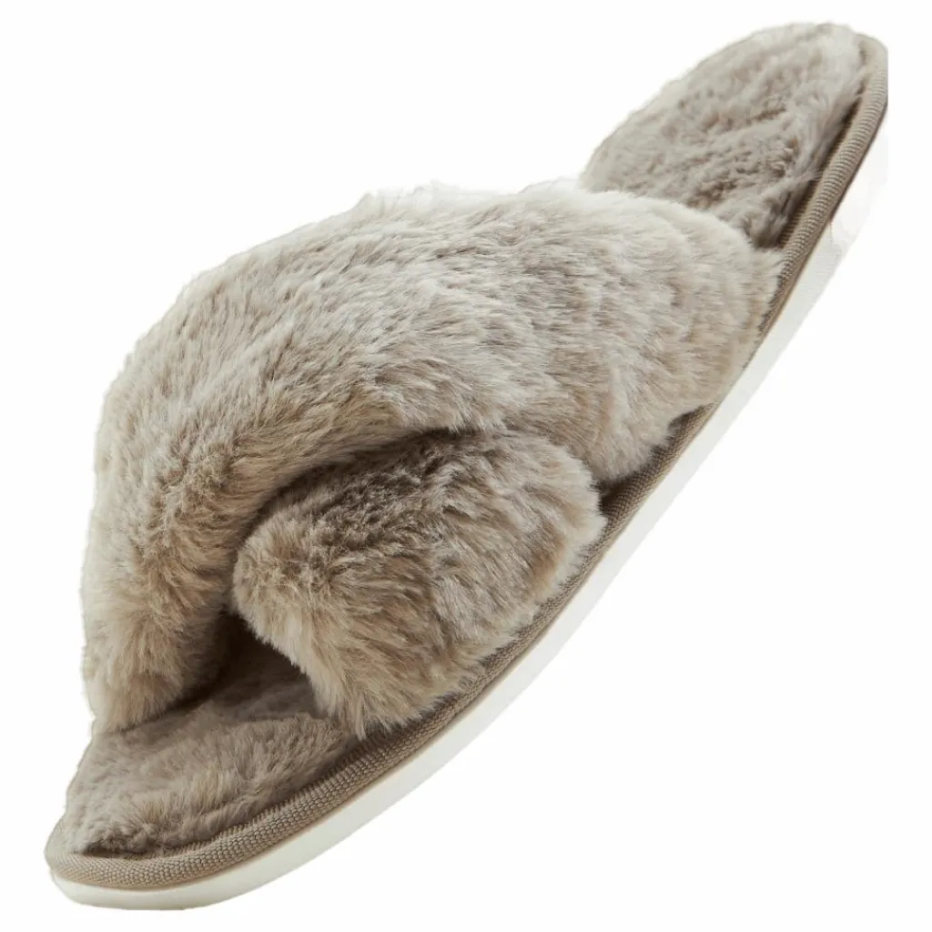 Brahny W Plush Slipper Pine Bark*Whistler Online