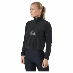 Brand Love Polarfleece Half-Zip Sweatshirt Black / White / Halo Blush*adidas Sale