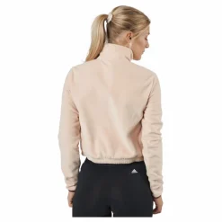 Brand Love Polarfleece Half-Zip Sweatshirt Halo Blush / White / Victory Crimson*adidas Sale