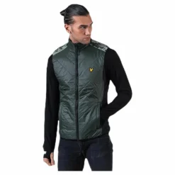 Lyle & Scott Brandon Chevron Gilet Green Grön Hot