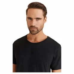 Bread & Boxers Relaxed Crew Neck Svart Hot
