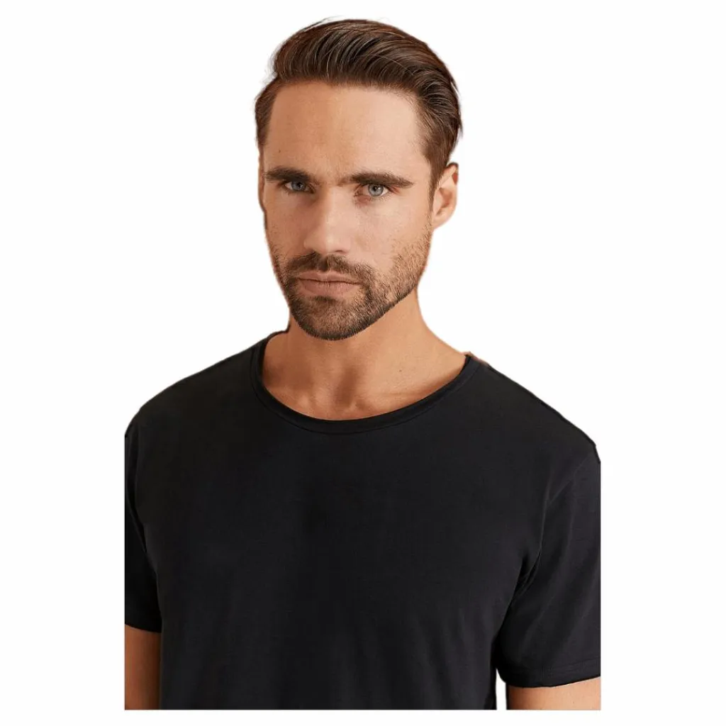Bread & Boxers Relaxed Crew Neck Svart Hot