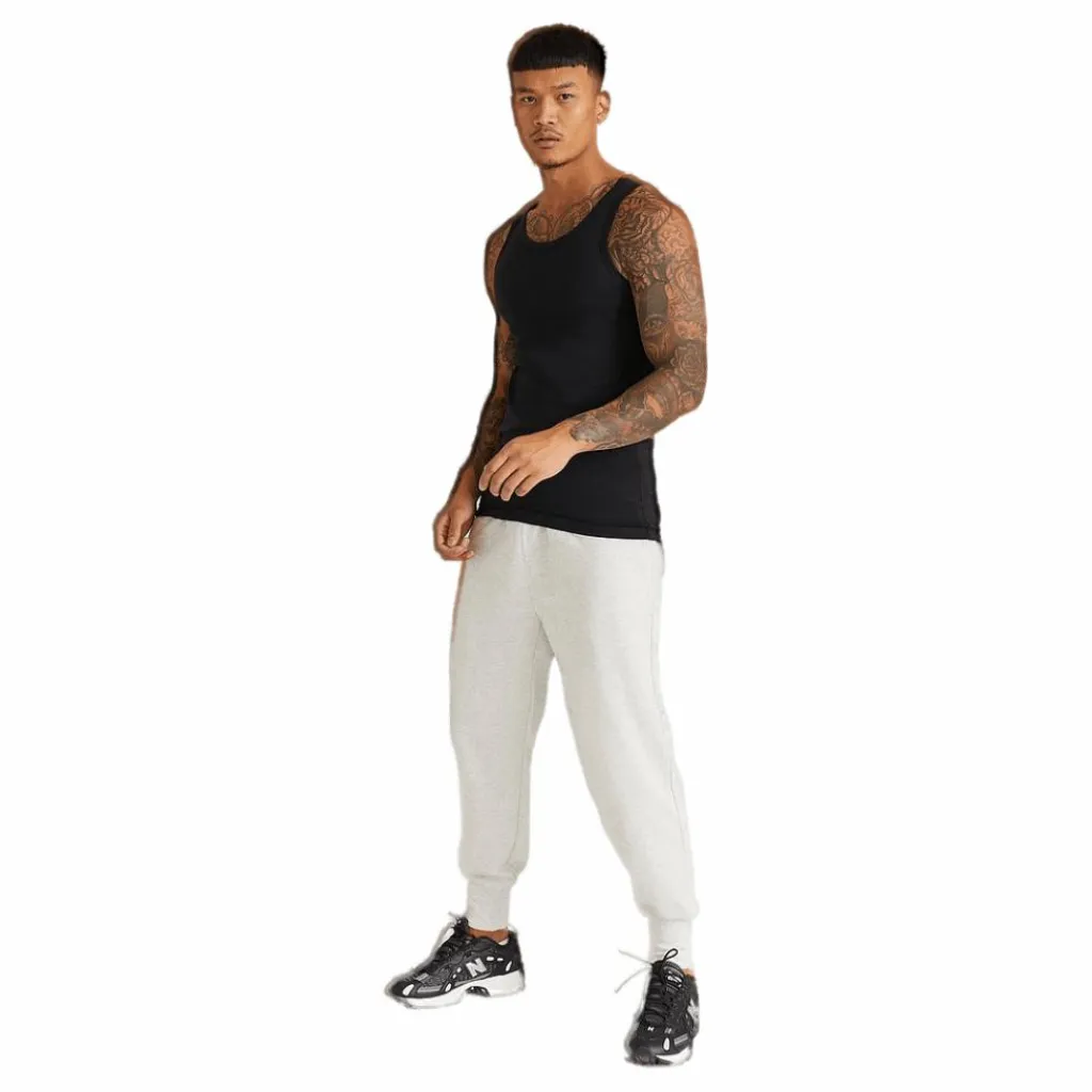 Bread & Boxers Tank 2-Pack Svart Discount