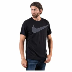 Nike Breathe Top SS Hyper Dry White/Black Svart