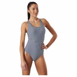 Abecita Brighton Swimsuit w Racerback Blue/White Blå och Vit New