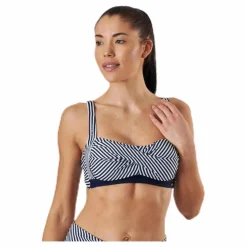 Brighton Twisted Soft Bra Blue/White*Abecita Discount