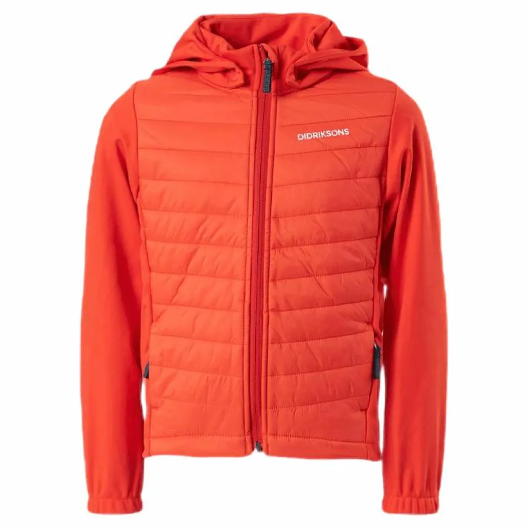 Briska Kids Jacket Red*Didriksons Hot