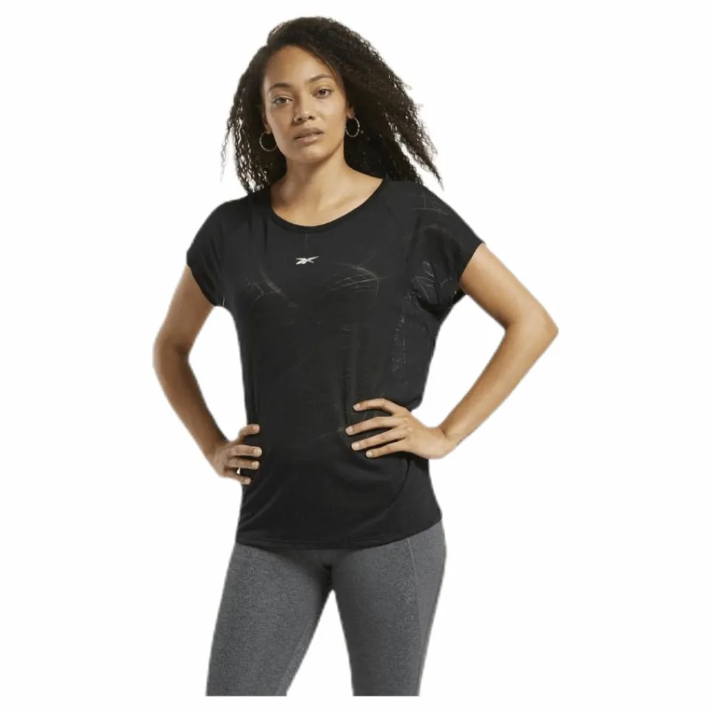 Reebok Burnout Tee Black Svart Outlet
