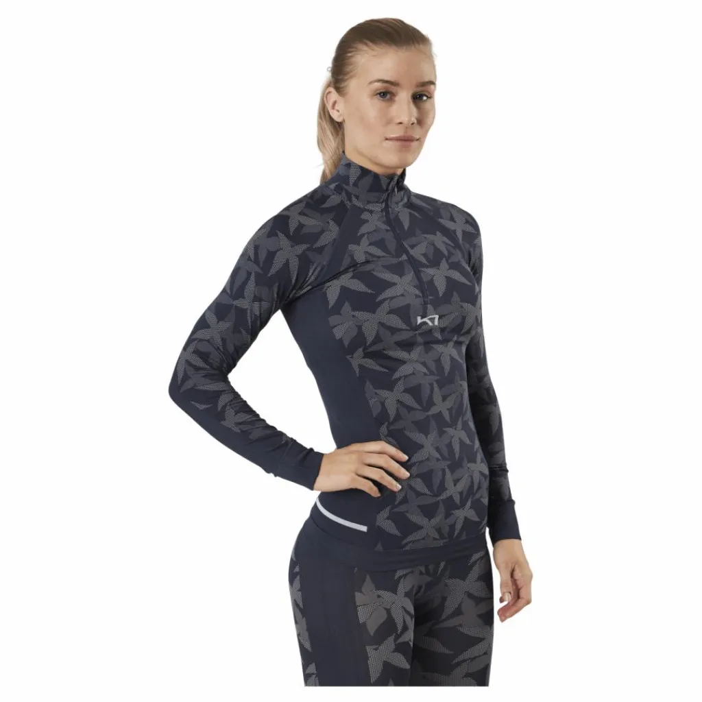 Butterfly Half-Zip Shirt Blue*Kari Traa Sale