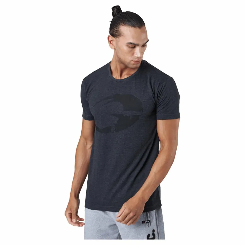 GASP Cadet Tee Dark Grey Melange Grå Clearance