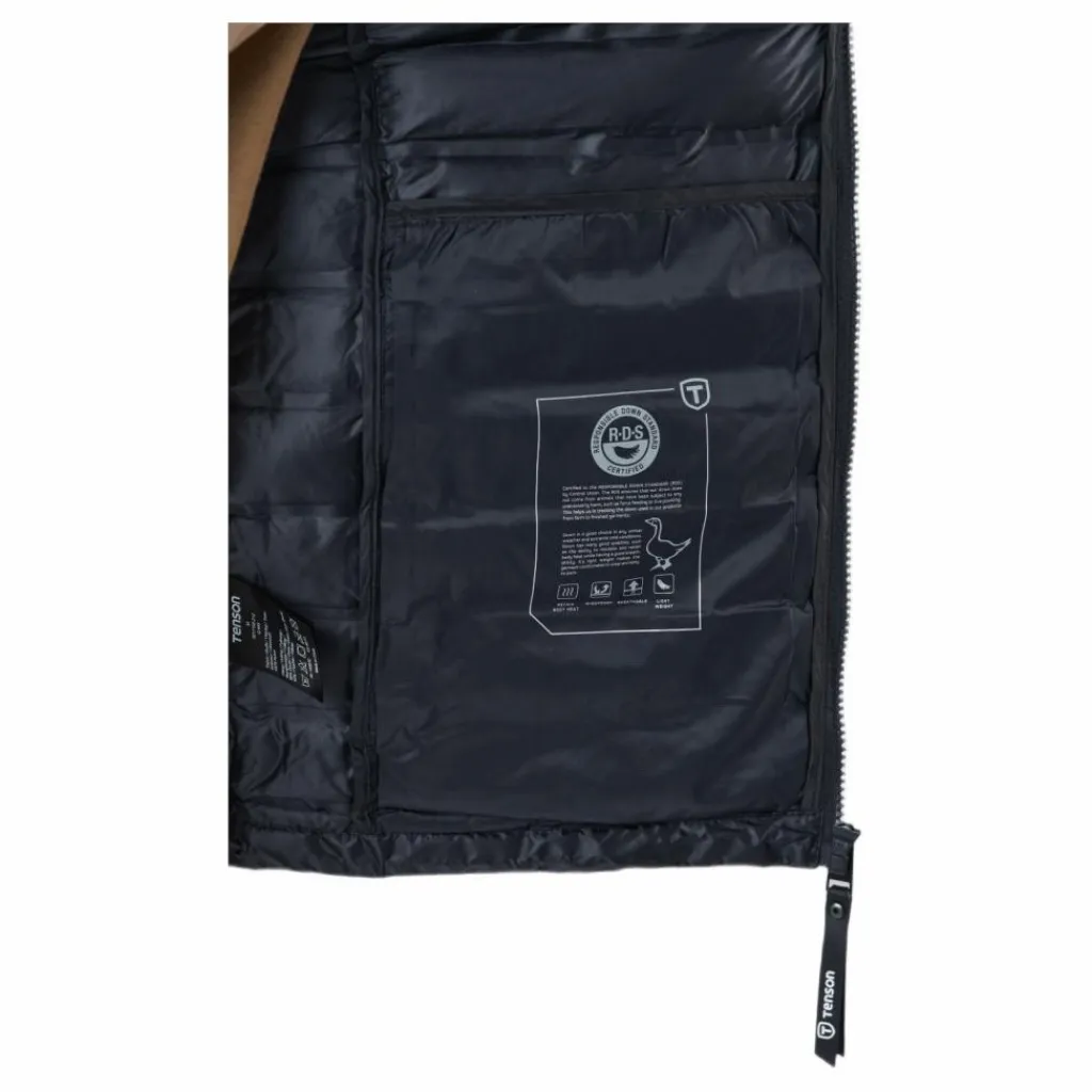 Tenson Caldor Down Vest M 999 Black Svart Outlet