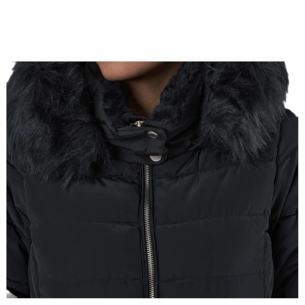 Only Camilla Quilted Coat Cc Otw Black Svart Online