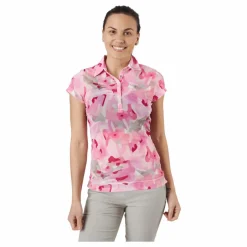 Daily Sports Cammy Mesh Cap S Polo Shirt Cammy Rosa och Mönstrad