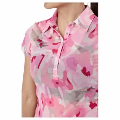 Daily Sports Cammy Mesh Cap S Polo Shirt Cammy Rosa och Mönstrad