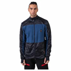 Bula Camo Fleece Jacket Blue Best