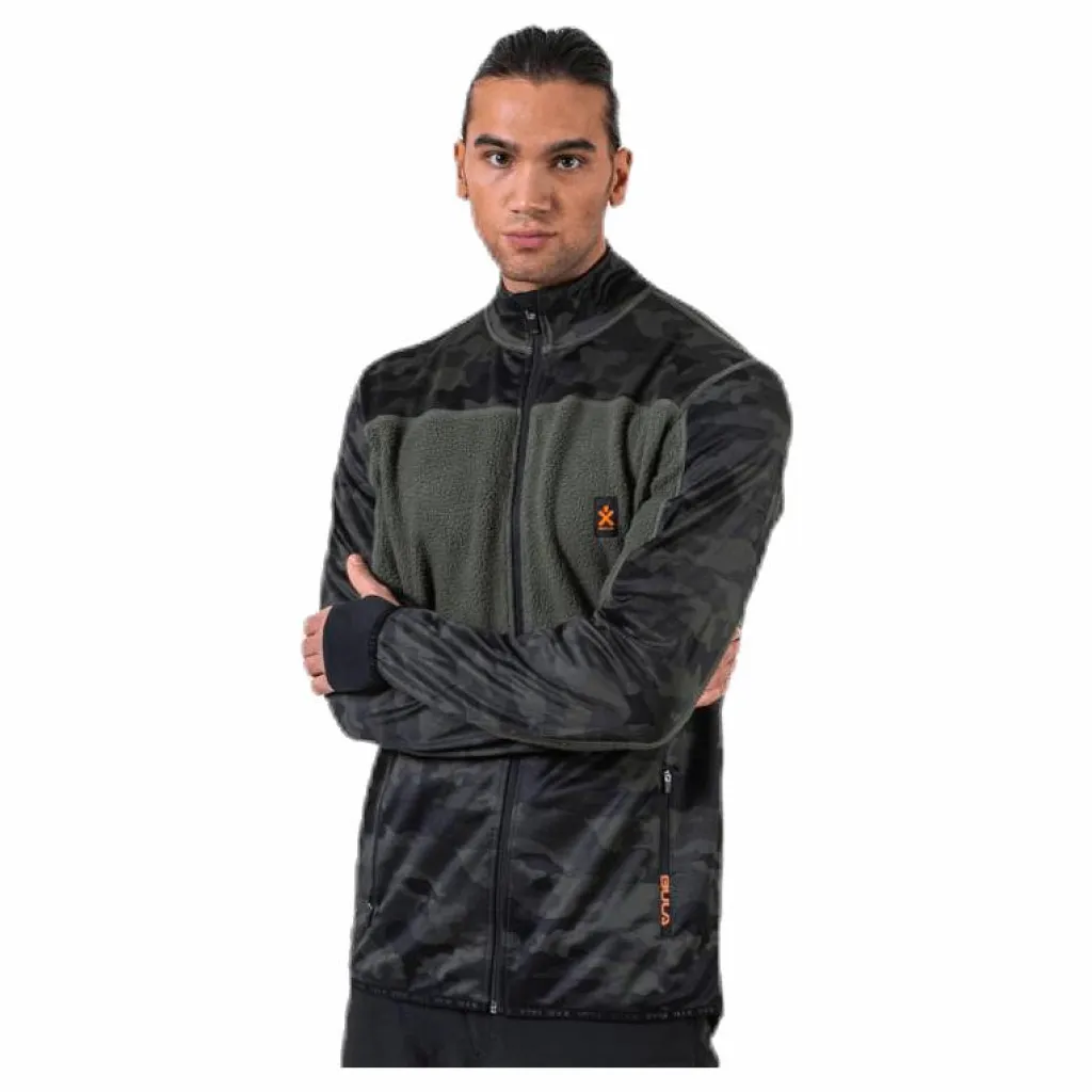 Bula Camo Fleece Jacket Green Grön Hot