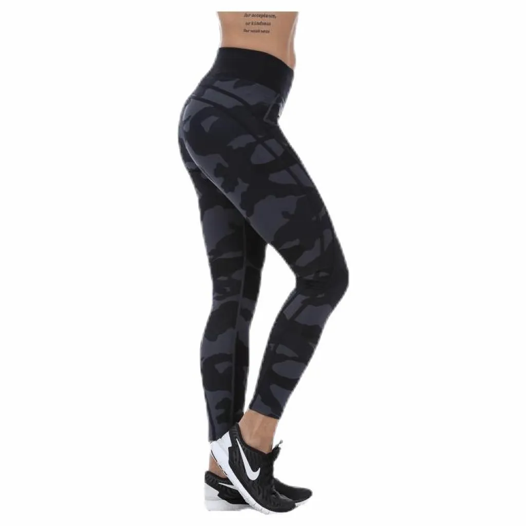Better Bodies Camo High Tights Black Svart Discount