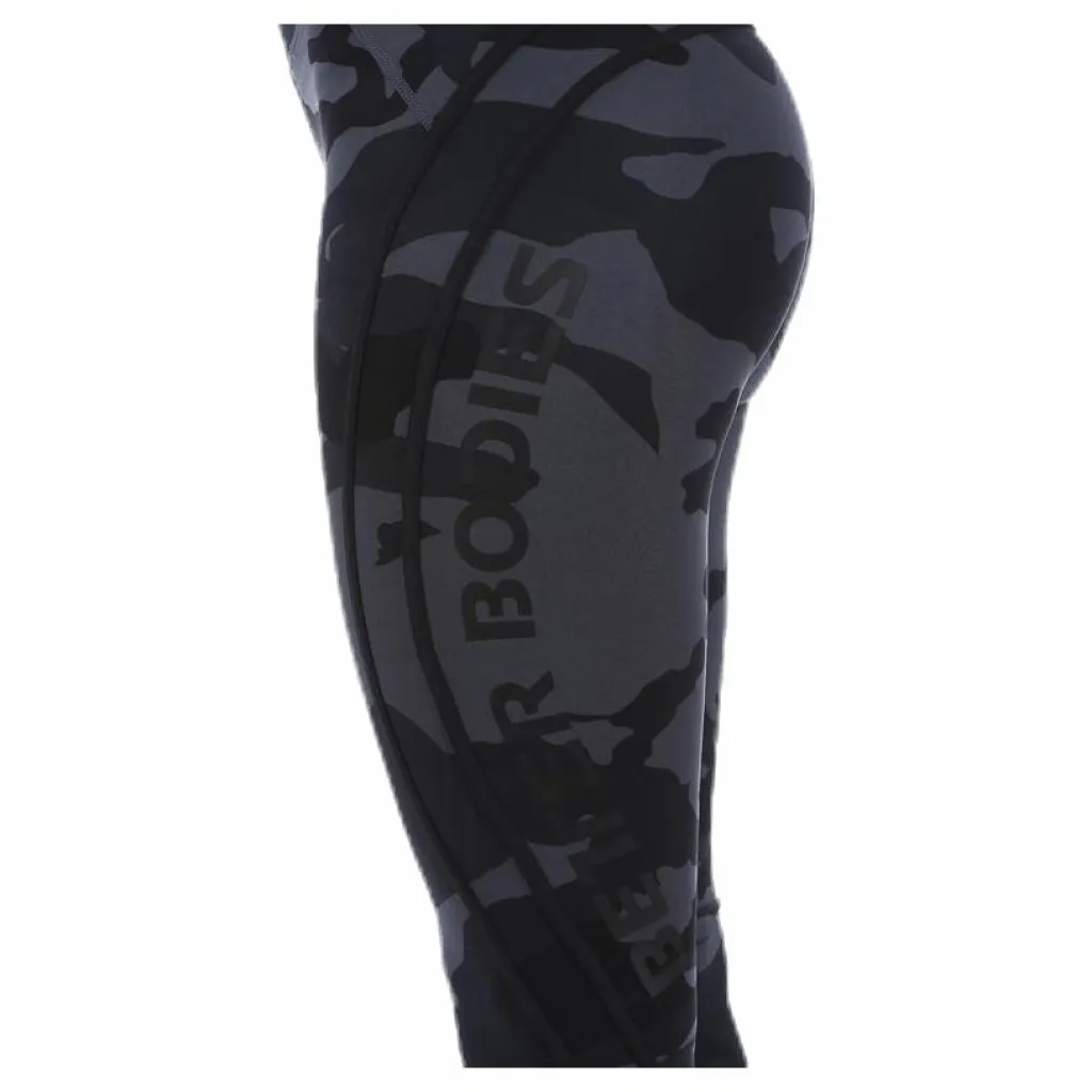 Better Bodies Camo High Tights Black Svart Discount
