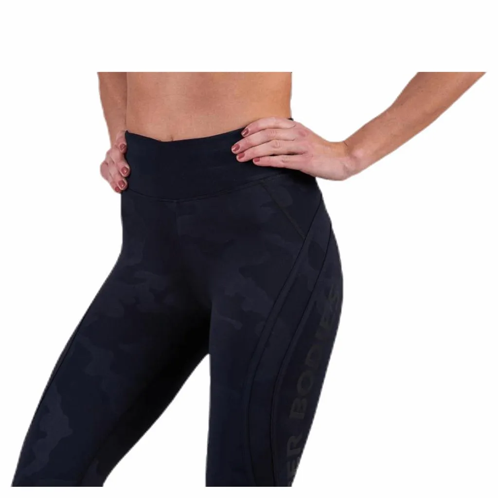Camo High Tights Patterned/Black*Better Bodies Hot