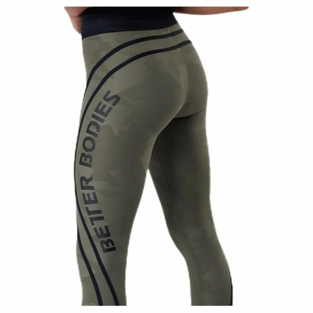 Camo High Tights Patterned/Green*Better Bodies Discount
