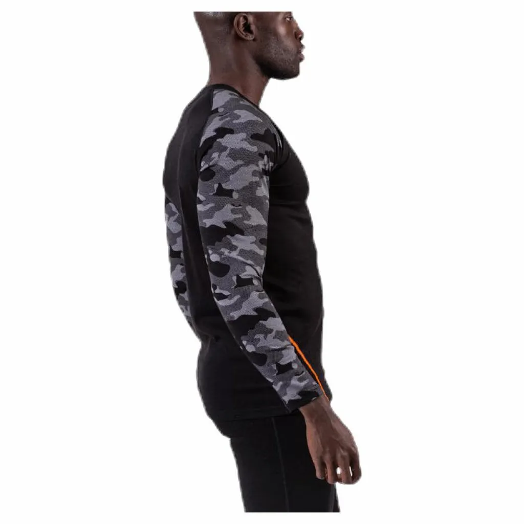 Camo Merino Wool Crew Black*Bula Sale
