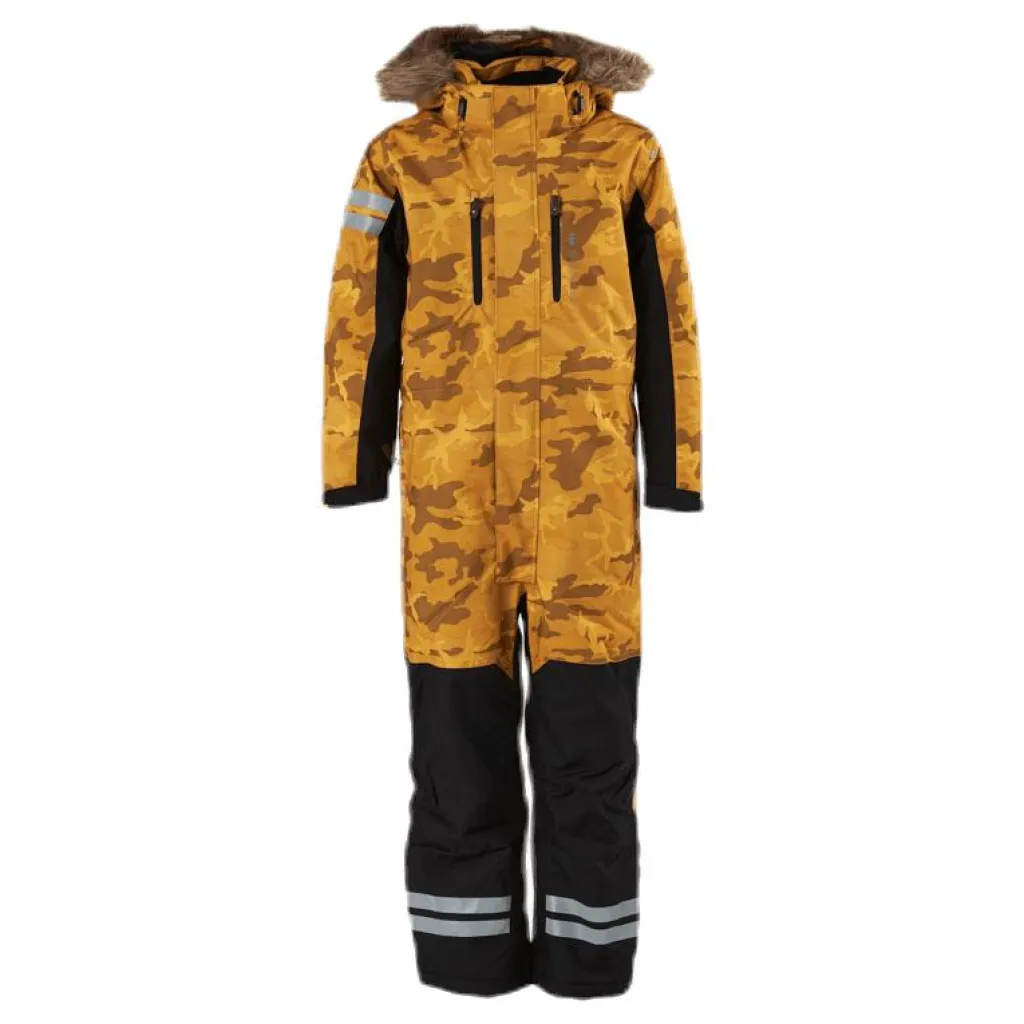 Camo Overall 15 000 mm Patterned/Yellow*Lindberg Best