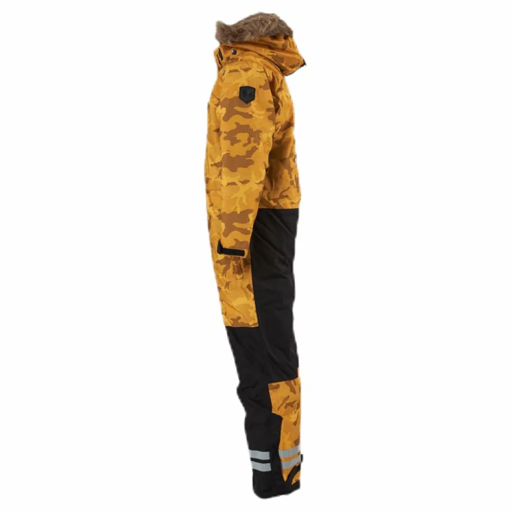 Camo Overall 15 000 mm Patterned/Yellow*Lindberg Best