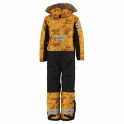 Camo Overall 15 000 mm Patterned/Yellow*Lindberg Best