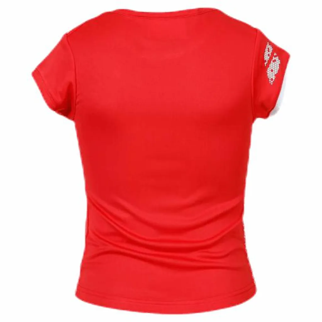 Babolat Cap Sleeve Top Performance Red Röd