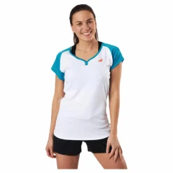 Babolat Cap Sleeve Top Play Blue/White Blå och Vit Clearance