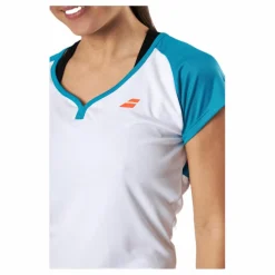 Babolat Cap Sleeve Top Play Blue/White Blå och Vit Clearance
