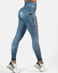 Cargo Leggings Denim Denim*Gavelo New