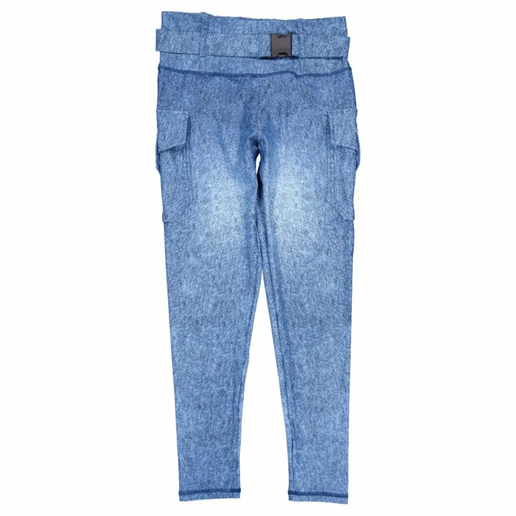 Cargo Leggings Denim Denim*Gavelo New