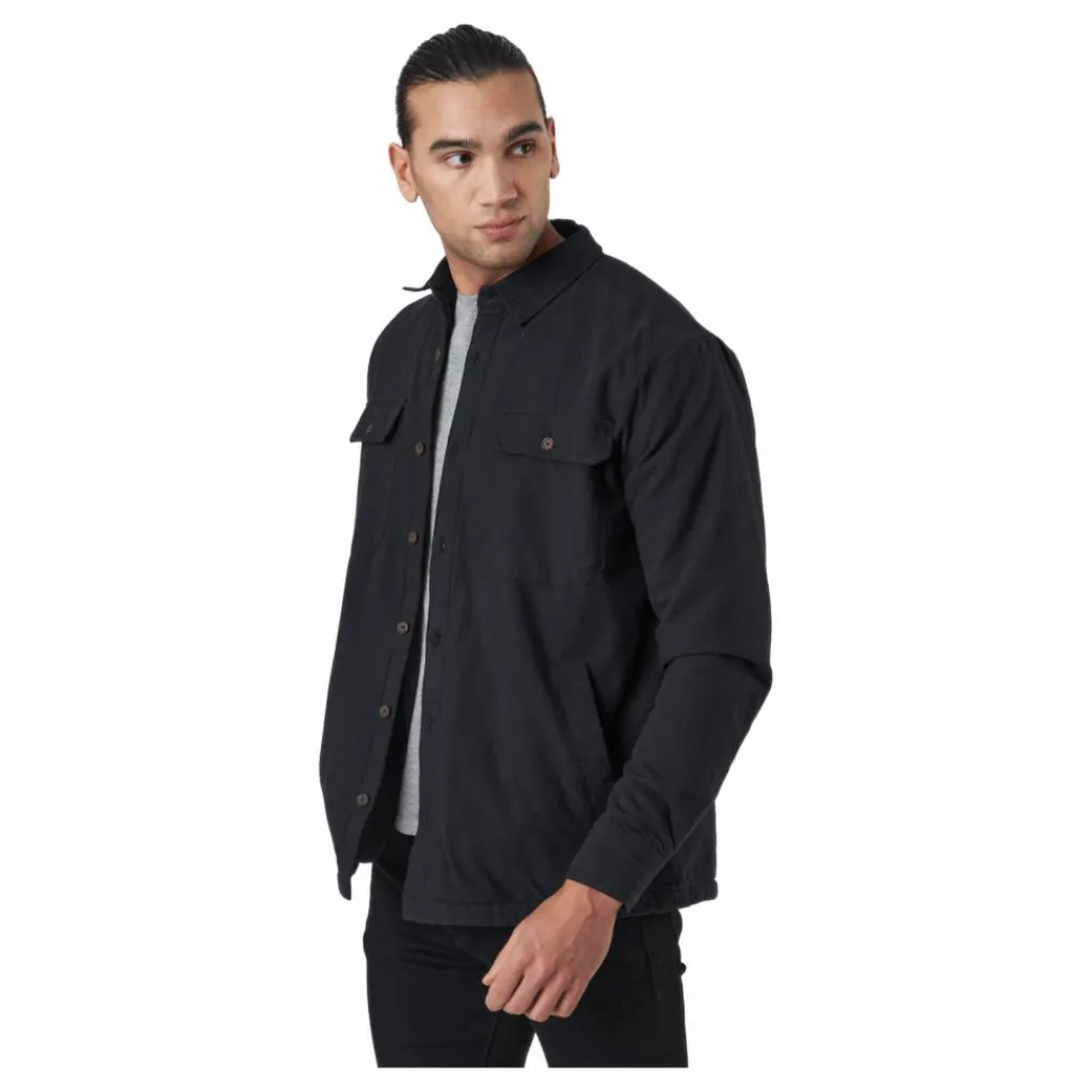 Tenson Cargo Shirt Jkt M Black Svart Discount