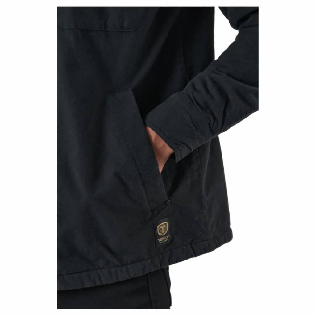 Tenson Cargo Shirt Jkt M Black Svart Discount