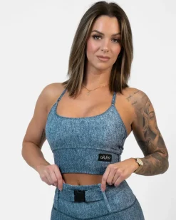 Gavelo Cargo Top Denim Denim Blå Discount