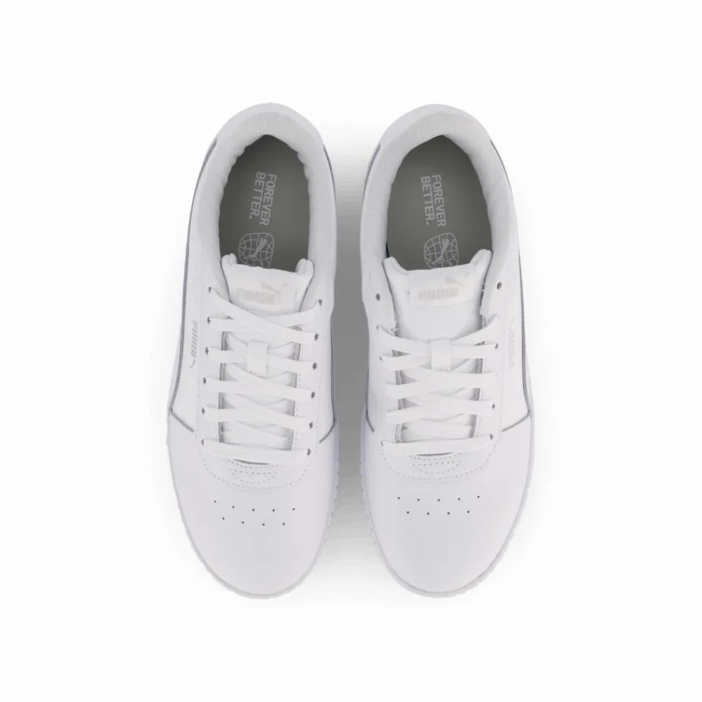 Puma Carina 2.0 White- White- Sil Vit Hot
