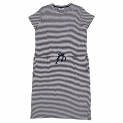Tuxer Carmen Dress Navy Stripes Blå Outlet
