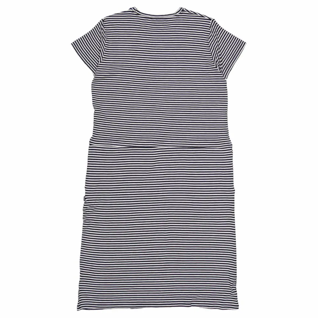 Tuxer Carmen Dress Navy Stripes Blå Outlet
