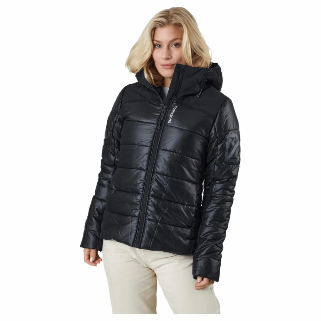 Didriksons Carolina Wns Jkt Black Svart Discount
